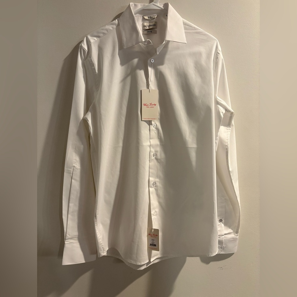 Men’s white dress shirt